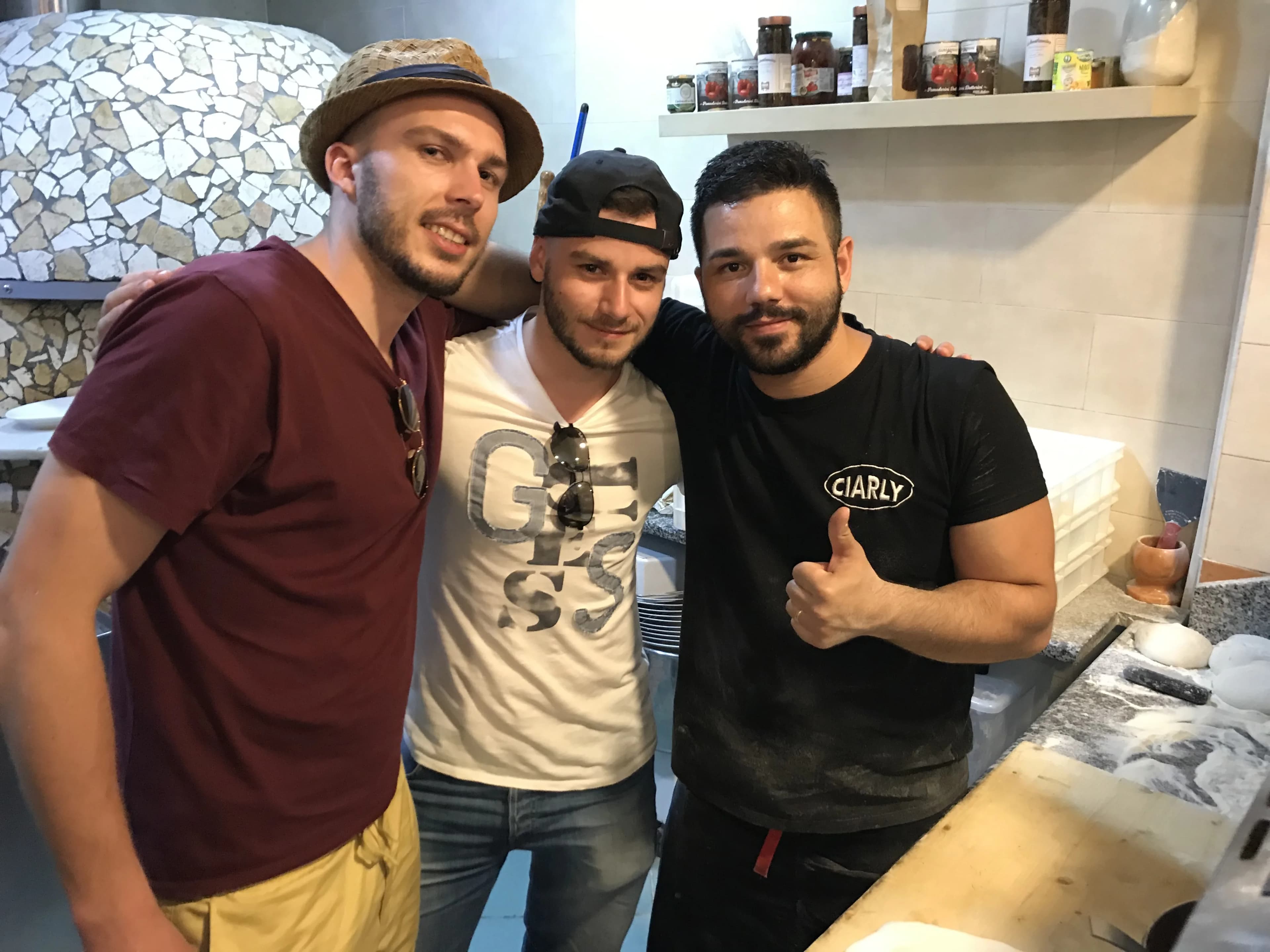 Wspólne zdjęcie w pizzerii Pepe in Grani